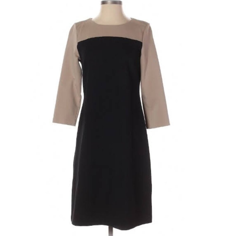 Talbots Black and Tan Dress